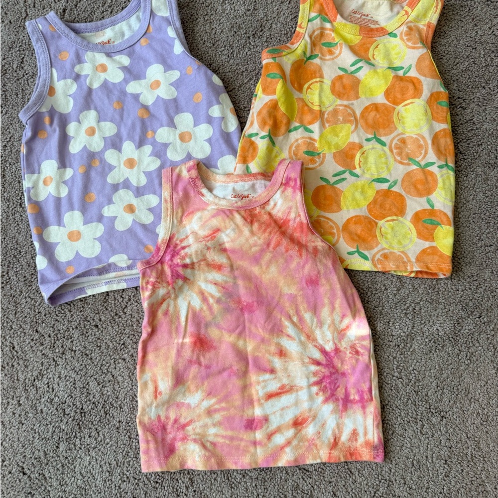 Cat & Jack Toddler Girl Tank Tops